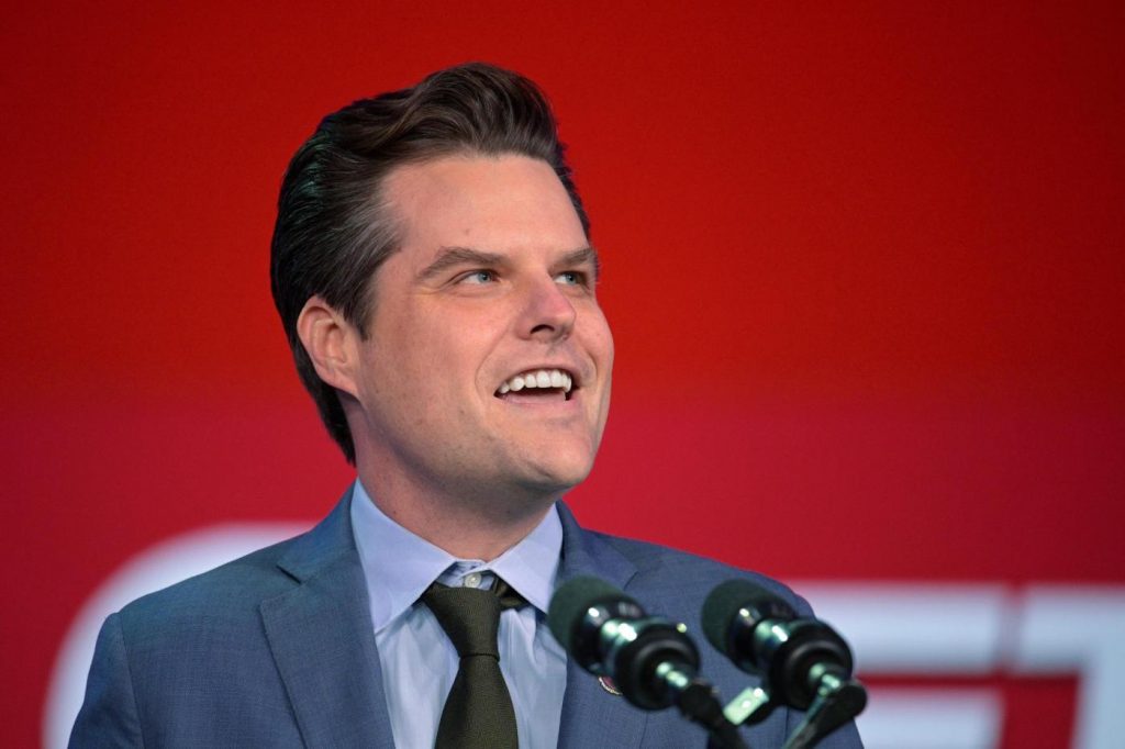 Matt Gaetz once faced a sex trafficking investigation by the Justice Department he could now lead