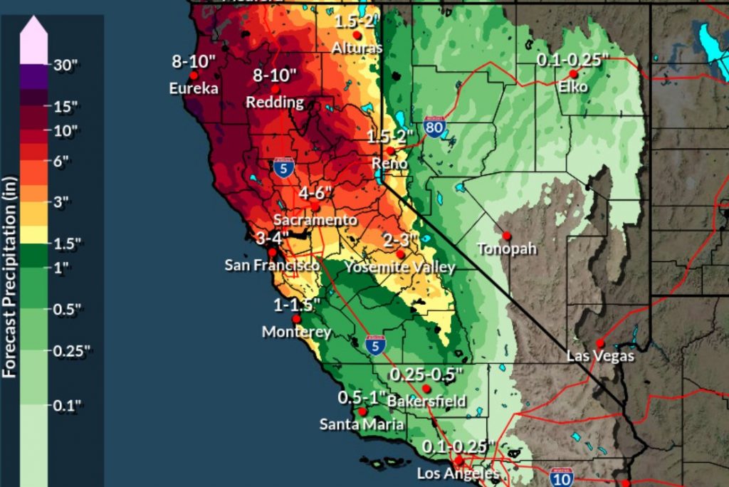 Atmospheric river heading into Bay Area, will bring first major storms of winter rainy season