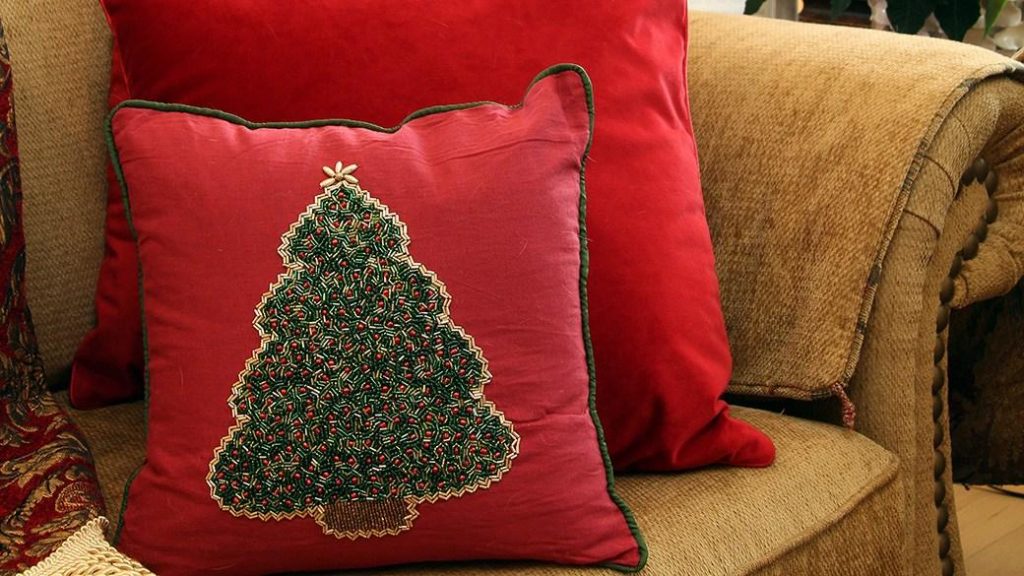 Festive throw pillow covers for a merry holiday look