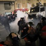 Opposition forces flood the streets in Albanian capital