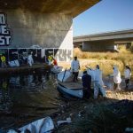 Just one homeless encampment created 155,000 pounds of debris by a California river