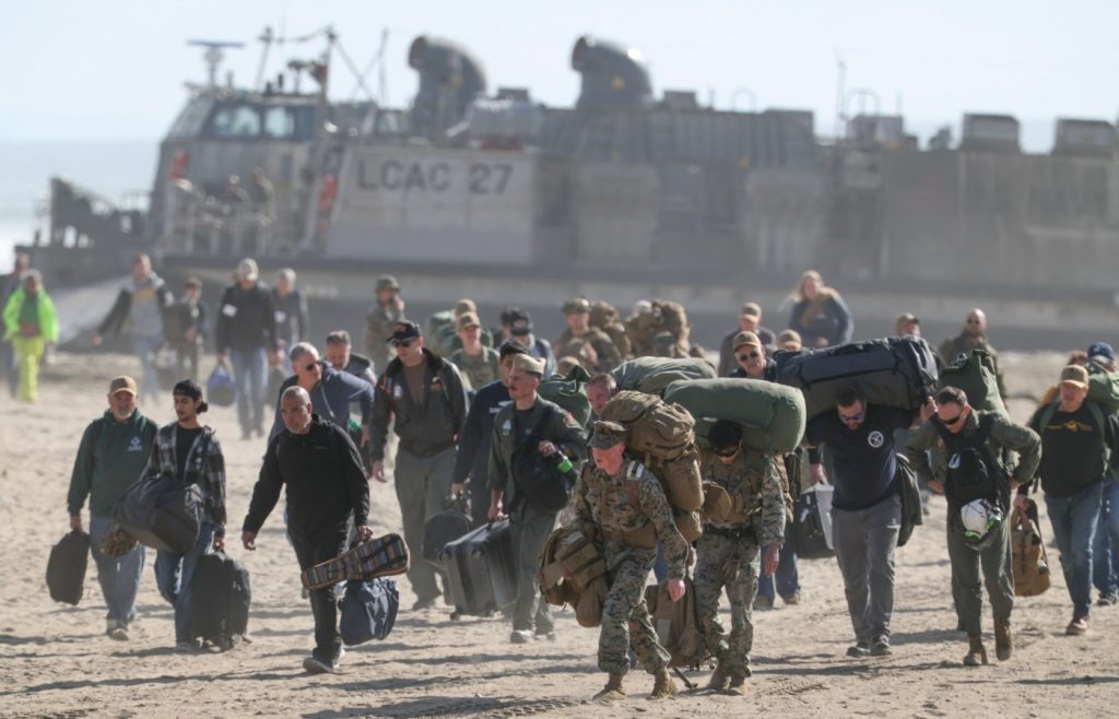 Holiday homecoming for 1,300 Camp Pendleton Marines brings smiles